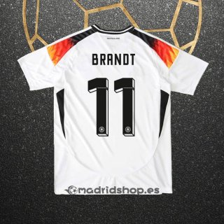 Camiseta Alemania Jugador Brandt Primera Eurocopa 2024
