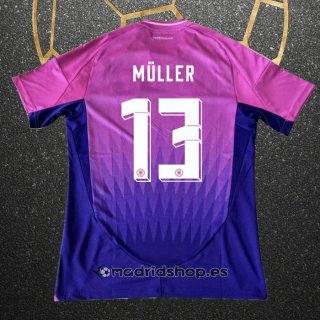 Camiseta Alemania Jugador Muller Segunda Eurocopa 2024