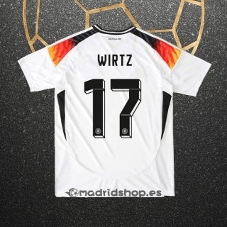 Camiseta Alemania Jugador Wirtz Primera Eurocopa 2024