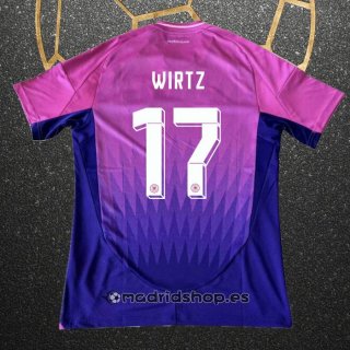Camiseta Alemania Jugador Wirtz Segunda Eurocopa 2024