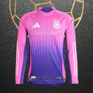 Camiseta Alemania Segunda Manga Larga Eurocopa 2024