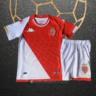 Camiseta Monaco Primera Nino 23-24