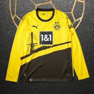 Camiseta Borussia Dortmund Primera Manga Larga 23-24