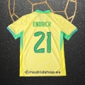 Camiseta Brasil Jugador Endrick Primera 2024