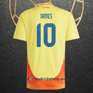 Camiseta Colombia Jugador James Primera 2024