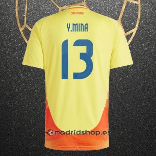 Camiseta Colombia Jugador Y.Mina Primera 2024