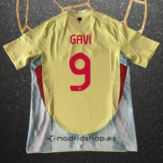 Camiseta Espana Jugador Gavi Segunda Eurocopa 2024