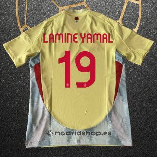 Camiseta Espana Jugador Lamine Yamal Segunda Eurocopa 2024