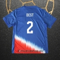 Camiseta Estados Unidos Jugador Dest Segunda 2024