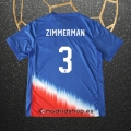 Camiseta Estados Unidos Jugador Zimmerman Segunda 2024