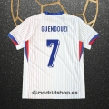 Camiseta Francia Jugador Guendouzi Segunda Eurocopa 2024
