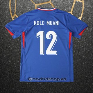 Camiseta Francia Jugador Kolo Muani Primera Eurocopa 2024