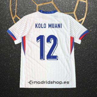 Camiseta Francia Jugador Kolo Muani Segunda Eurocopa 2024