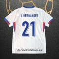 Camiseta Francia Jugador L.Hernandez Segunda Eurocopa 2024