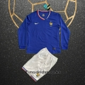 Camiseta Francia Primera Manga Larga Nino Eurocopa 2024
