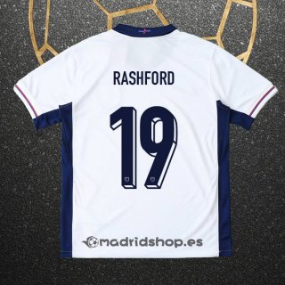 Camiseta Inglaterra Jugador Rashford Primera Eurocopa 2024