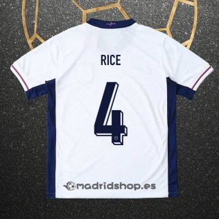 Camiseta Inglaterra Jugador Rice Primera Eurocopa 2024