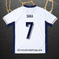 Camiseta Inglaterra Jugador Saka Primera Eurocopa 2024