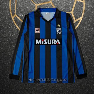 Camiseta Inter Milan Primera Manga Larga Retro 1988-1989
