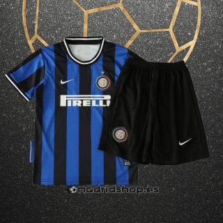 Camiseta Inter Milan Primera Nino Retro 2010-2011