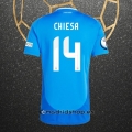 Camiseta Italia Jugador Chiesa Primera Eurocopa 2024