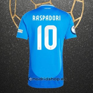 Camiseta Italia Jugador Raspadori Primera Eurocopa 2024
