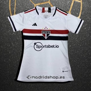 Camiseta Sao Paulo Primera Mujer 2023