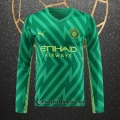 Camiseta Manchester City Portero Manga Larga 23-24 Verde