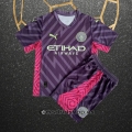 Camiseta Manchester City Portero Nino 23-24 Purpura