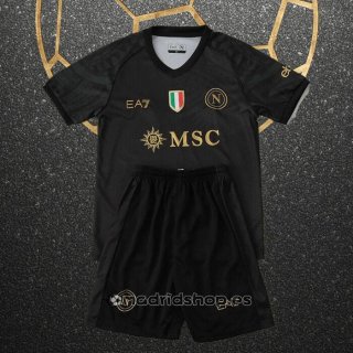 Camiseta Napoli Tercera Nino 2023-24
