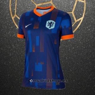 Camiseta Paises Bajos Segunda Mujer Eurocopa 2024