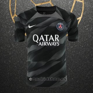 Camiseta Paris Saint-Germain Portero 23-24 Negro