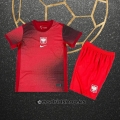 Camiseta Polonia Segunda Nino Eurocopa 2024