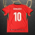 Camiseta Portugal Jugador Bernardo Primera Eurocopa 2024