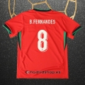 Camiseta Portugal Jugador B.Fernandes Primera Eurocopa 2024