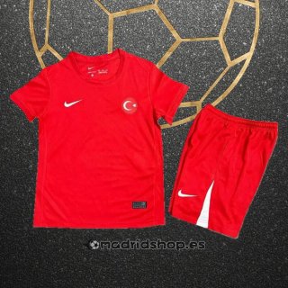 Camiseta Turquia Segunda Nino Eurocopa 2024