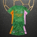 Camiseta AC Milan Portero Nino 25-26 Verde