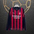 Camiseta AC Milan Primera Manga Larga 25-26