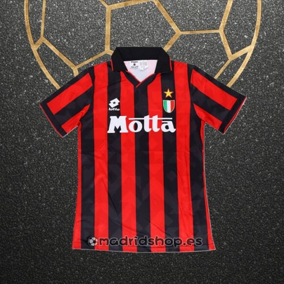 Camiseta AC Milan Primera Retro 1992-1993