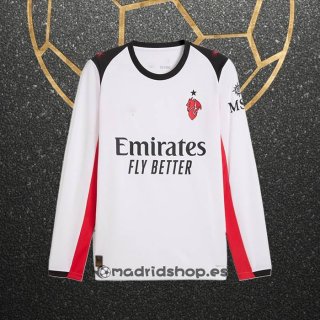 Camiseta AC Milan Segunda Manga Larga 25-26