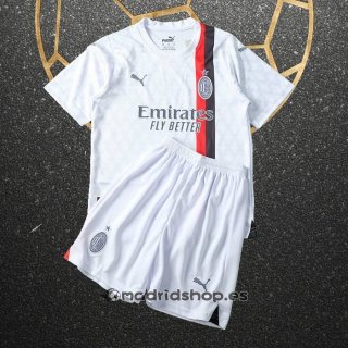 Camiseta AC Milan Segunda Nino 23-24