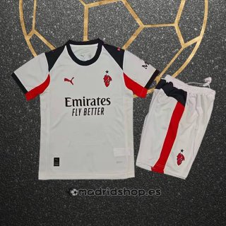 Camiseta AC Milan Segunda Nino 25-26
