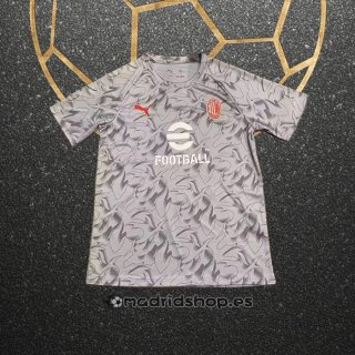 Camiseta Pre Partido del AC Milan 25-26 Gris