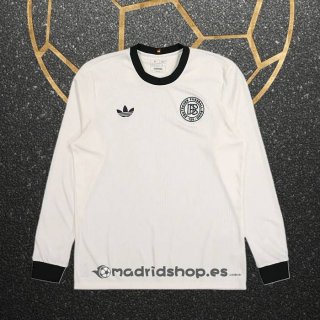 Camiseta Alemania 125 Aniversario Manga Larga 2025 Blanco