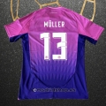 Camiseta Alemania Jugador Muller Segunda Eurocopa 2024
