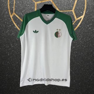 Camiseta Pre Partido del Argelia 2026 Blanco
