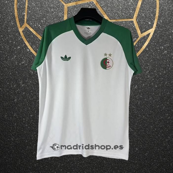 Camiseta Pre Partido del Argelia 2026 Blanco