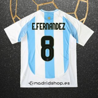 Camiseta Argentina Jugador E.Fernandez Primera 2024