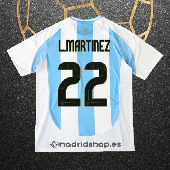 Camiseta Argentina Jugador L.Martinez Primera 2024