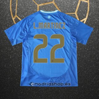 Camiseta Argentina Jugador L.Martinez Segunda 2024